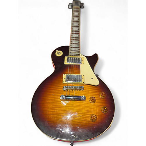 Used 2004 Epiphone Les Paul Standard 2 Tone Sunburst Solid Body Electric Guitar 2 Tone Sunburst