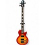 Used 2004 Epiphone Les Paul Standard Bass Heritage Cherry Sunburst Electric Bass Guitar Heritage Cherry Sunburst