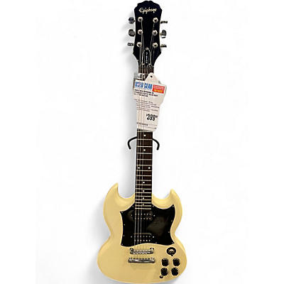 Used 2004 Epiphone SG Standard WHITE Solid Body Electric Guitar