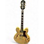 Used 2004 Epiphone Sheraton Natural Hollow Body Electric Guitar Natural