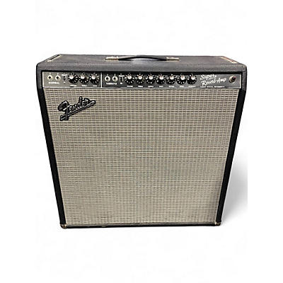 Used 2004 Fender 1965 Reissue Super Reverb 45W 4x10 Tube Guitar Combo Amp