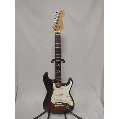 Fender Used 2004 Fender 50th Anniversary American Stratocaster 2 Tone Sunburst Solid Body Electric Guitar