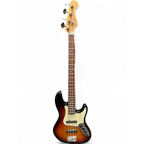 Used 2004 Fender AMERICAN JAZZ BASS 3 Color Sunburst Electric Bass Guitar 3 Color Sunburst
