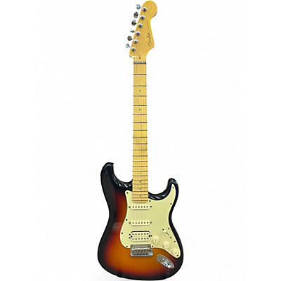 Used 2004 Fender American Deluxe Stratocaster HSS 2 Color Sunburst Solid Body Electric Guitar