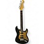 Used 2004 Fender American Deluxe Stratocaster LTD Montego Black Solid Body Electric Guitar Montego Black