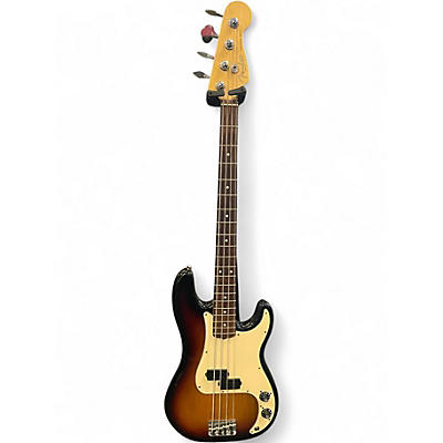 Used 2004 Fender American Professional II Precision Bass Sunburst Electric Bass Guitar
