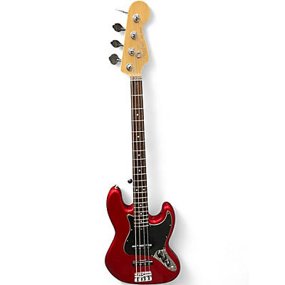 Used 2004 Fender American Series Jazz Bass Candy Apple Red Electric Bass Guitar