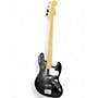Used 2004 Fender American Standard Jazz Bass Black Electric Bass Guitar Black