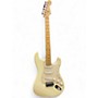 Used 2004 Fender American Standard Stratocaster Olympic White Solid Body Electric Guitar Olympic White