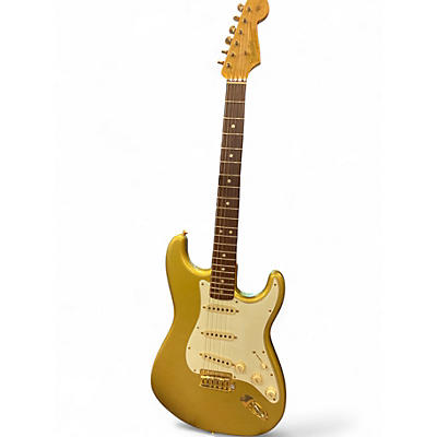 Used 2004 Fender Custom Shop 1965 Stratocaster Relic Aztec Gold Solid Body Electric Guitar