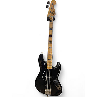 Used 2004 Fender Geddy Lee Signature Jazz Bass Black Electric Bass Guitar