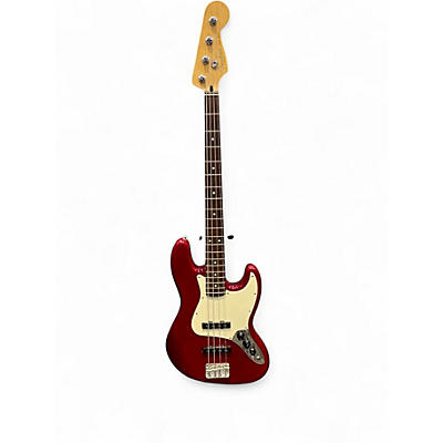 Used 2004 Fender Highway One Jazz Bass Trans Red Electric Bass Guitar