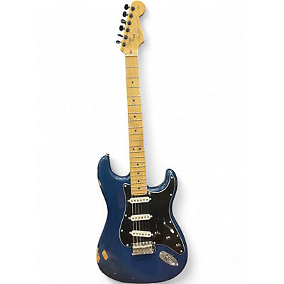Used 2004 Fender Highway One Stratocaster teal Solid Body Electric Guitar
