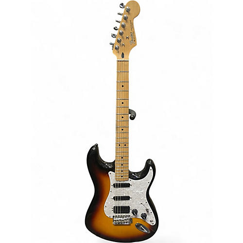 Used 2004 Fender Player Stratocaster HSS 2 Tone Sunburst Solid Body Electric Guitar 2 Tone Sunburst