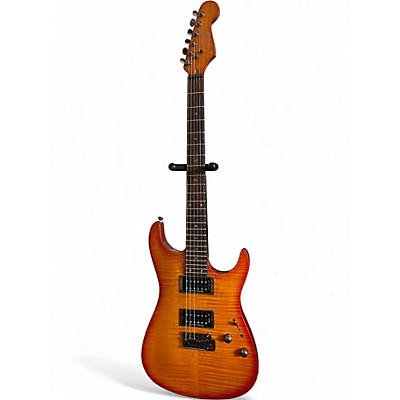 Used 2004 Fender Showmaster Amber Solid Body Electric Guitar