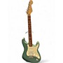 Used 2004 Fender Standard Fat Strat Sage Green Metallic Solid Body Electric Guitar Sage Green Metallic