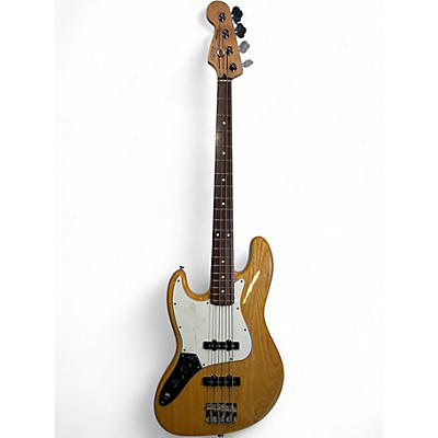 Used 2004 Fender Standard Jazz Bass Natural Electric Bass Guitar