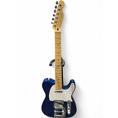 Used 2004 Fender Standard Telecaster Blue Solid Body Electric Guitar