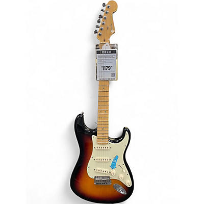 Used 2004 Fender american deluxe 50th anniversary stratocaster 3 Tone Sunburst Solid Body Electric Guitar