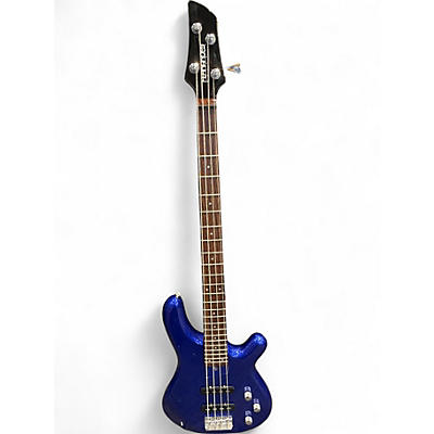 Used 2004 Fernandes GRAVITY Blue Electric Bass Guitar