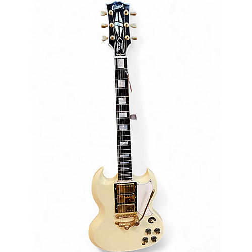 Used 2004 Gibson 1963 SG Les Paul Custom Alpine White Solid Body Electric Guitar Alpine White