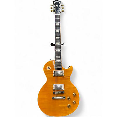 Used 2004 Gibson Les Paul LTD Edition STD AA FIG TOP W/50S Neck Amber Solid Body Electric Guitar