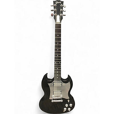 Used 2004 Gibson SG Platinum Ebony Black Solid Body Electric Guitar