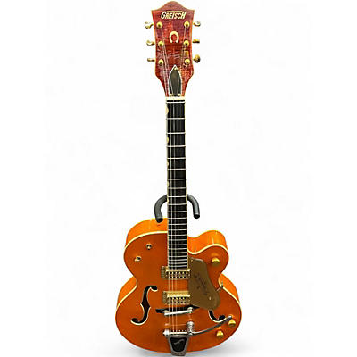 Used 2004 Gretsch Guitars G6120-1960 NASHVILLE Orange Hollow Body Electric Guitar