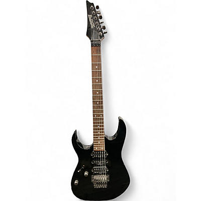 Used 2004 Ibanez RG3520Z Prestige Series Left Handed Black Electric Guitar
