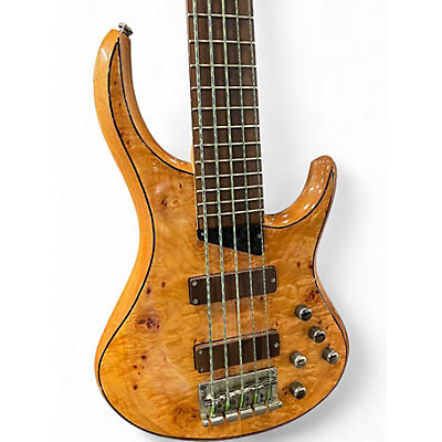 Used 2004 MTD Kingston Z Maple Burl Electric Bass Guitar