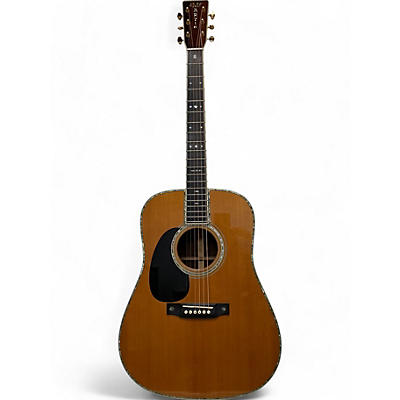 Martin Used 2004 Martin D42L Left Handed Natural Acoustic Guitar