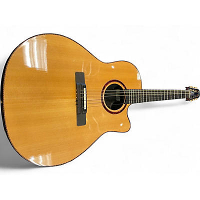 Used 2004 Ovation 6773LX Natural Classical Acoustic Electric Guitar