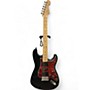 Used 2004 Starcaster by Fender Stratocaster Black Solid Body Electric Guitar Black