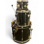 Used 2004 TAMA 4 Piece Rockstar Black Drum Kit Black