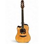 Used 2004 Takamine LTD-2004 Left Handed Natural Acoustic Electric Guitar Natural