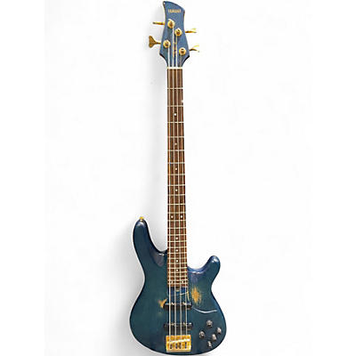 Used 2004 Yamaha TRB4 Satin Blue Electric Bass Guitar