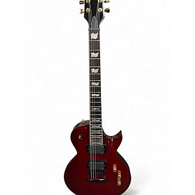 Used 2005 ESP LTD EC400 Red Solid Body Electric Guitar