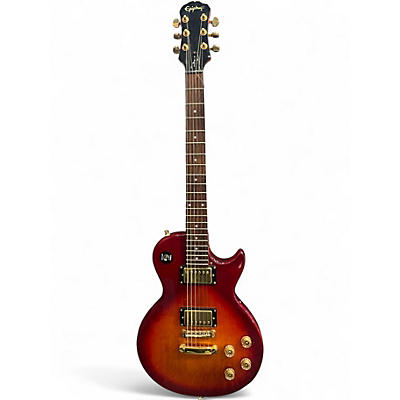 Used 2005 Epiphone Les Paul 100 Bolt On Cherry Sunburst Solid Body Electric Guitar