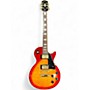 Used 2005 Epiphone Les Paul Custom Plus  Heritage Cherry Sunburst Solid Body Electric Guitar Heritage Cherry Sunburst