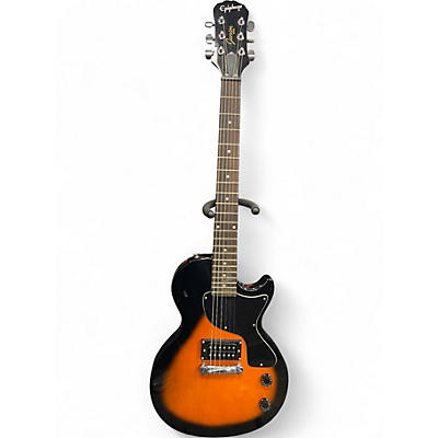 Used 2005 Epiphone Les Paul Junior 2 Color Sunburst Solid Body Electric Guitar