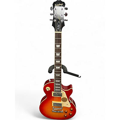 Used 2005 Epiphone Les Paul Standard NOS 2 Color Sunburst Solid Body Electric Guitar