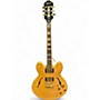 Used 2005 Epiphone Sheraton II Natural Hollow Body Electric Guitar Natural