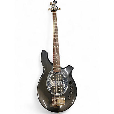 Used 2005 Ernie Ball Music Man Bongo 4 HH Sapphire Black Electric Bass Guitar