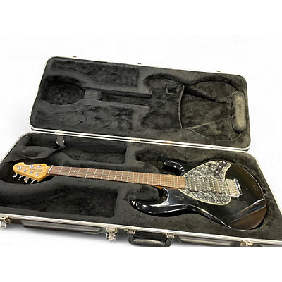 Used 2005 Ernie Ball Music Man Silhouette HSH Hardtail Piezo Black Solid Body Electric Guitar