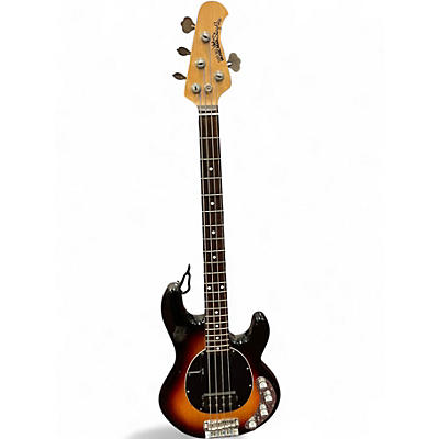 Used 2005 Ernie Ball Music Man StingRay 3 EQ H Vintage Sunburst Electric Bass Guitar