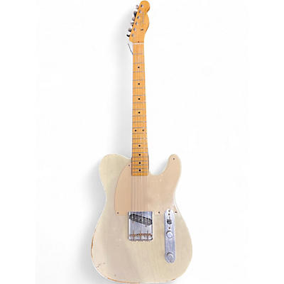 Used 2005 Fender 1959 Relic Esquire Aged White Blonde Solid Body Electric Guitar