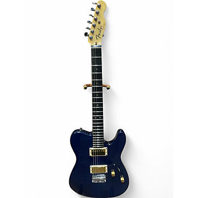 Used 2005 Fender 60TH ANNIVERSARY HH TELECASTER AMERICAN DELUXE  FLAMED BLUE Solid Body Electric Guitar
