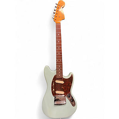 Used 2005 Fender '69 Mustang Daphne Blue Solid Body Electric Guitar