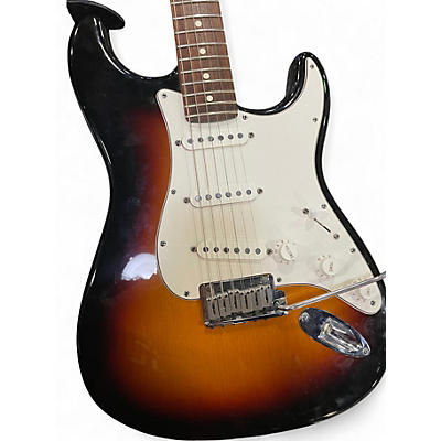 Used 2005 Fender AMERICAN STANDARD 2 Color Sunburst Solid Body Electric Guitar