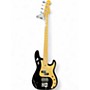 Used 2005 Fender American Deluxe Precision Bass Black and Gold Electric Bass Guitar Black and Gold